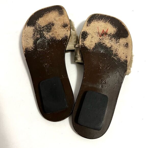 BOTTEGA VENETA CALF HAIR MONTE CARLO SLIDE SANDALS SIZE 5.5 - Picture 6 of 14